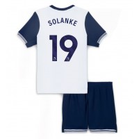 Billiga Tottenham Hotspur Dominic Solanke #19 Barnkläder Hemma fotbollskläder till baby 2024-25 Kortärmad (+ Korta byxor)